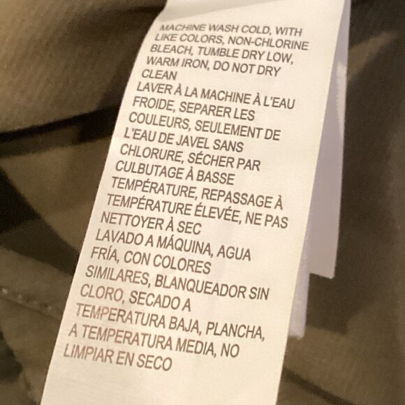 Lucky Brand Lightweight Full Zip Quilted Crop Jacket 2 Pocket Sz XS Green 198B - Picture 10 of 10